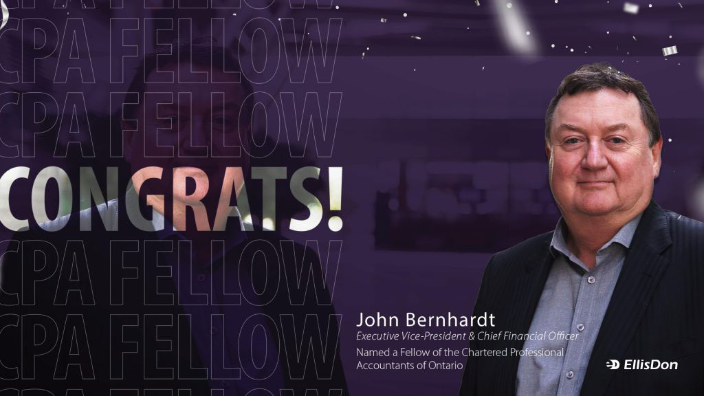 Bernhardt named Fellow of the Chartered Professional Accountants of Ontario