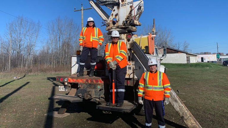 The All-Women Line Crew Ground Support program is the only one of its kind in Canada specifically designed for First Nation women from the transmission company’s owner communities. The women who graduated were pre-selected for apprenticeships with Valard, the engineering, procurement and construction contractor on the project, and are currently employed by the contractor.