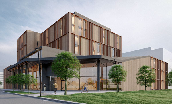 Tyler Hull, a 27-year-old civil engineering student at the University of Waterloo, recently won the top prize in the student category of Build the Impossible, an international competition organized to increase visibility around the world to mass timber innovation. Hull’s proposed University of Waterloo campus project featured two towers on either side of a main foyer using mass timber.