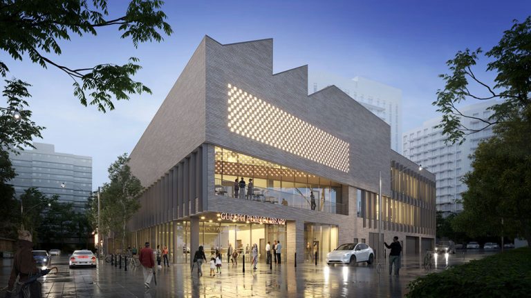 A triangular block consisting of two city-owned parking lots along Baker Street in the historic downtown of Guelph, Ont. is set to be revitalized and transformed into a thriving community hub, anchored by a new central library. Diamond Schmitt Architects has submitted a schematic design for comprehensive review, costing and sign-off by the city.