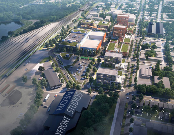 Aeon Studios has announced a vision to develop a multi-use Studio District in the Barton-Tiffany community of Hamilton. Plans are still in the early stages.