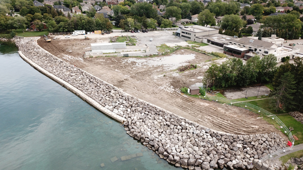 The LiUNA Garden Shorewall by Stainton Group was recognized by the Toronto Construction Association, receiving a Project Achievement Award in the small projects category.