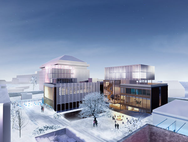 Architecture student Loraine Wong’s plan for a former Kitchener police building includes 20 studios, a 225-seat main theatre and a 120-seat incubation theatre. She sees the building as a connection between the public and artists.