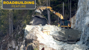 Kicking Horse crews buck terrain to widen east lane in $601 million upgrade