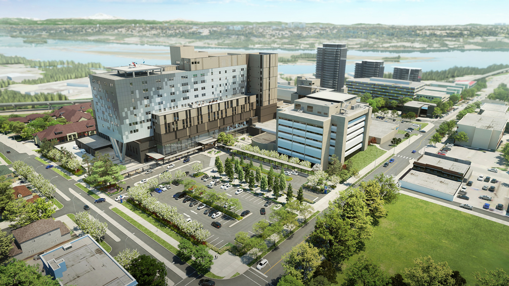 B.C.’s massive Royal Columbian Hospital a carefully choreographed build
