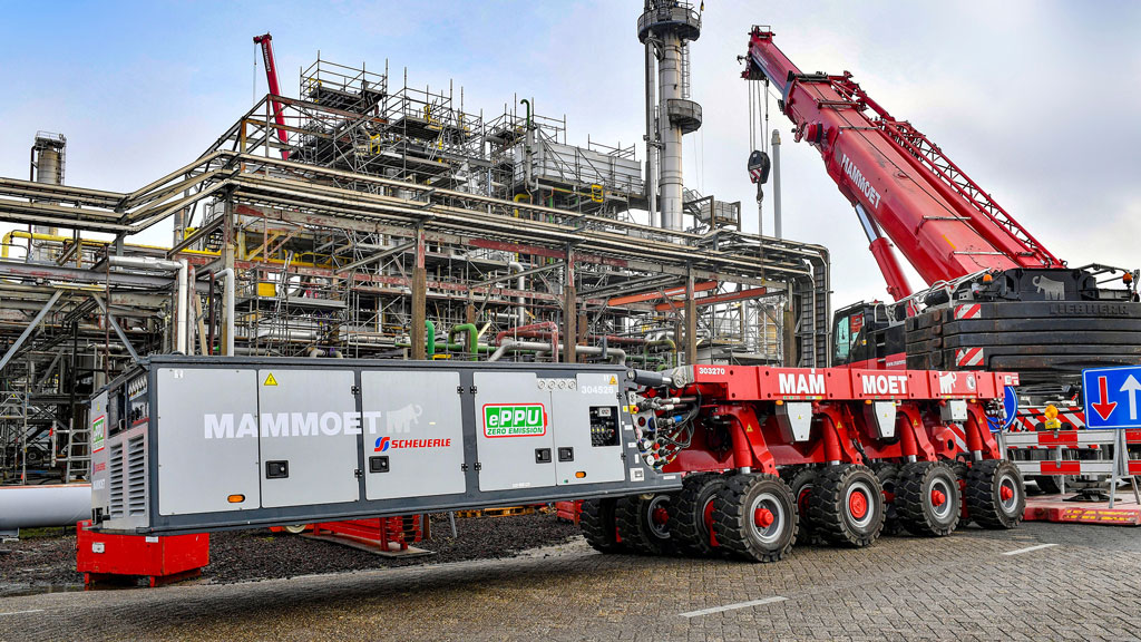 Mammoet launches electric-powered self-propelled modular transporter