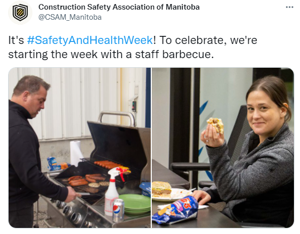 Construction Safety Association of Manitoba safety week 05052022