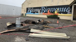 Canoe Museum damaged during wind storm