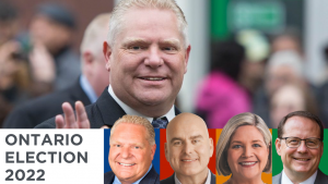 Ontario party leaders attack Ford on health, education in election debate