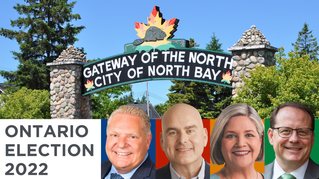 Ontario party leaders' campaigns converge in North Bay for northern debate