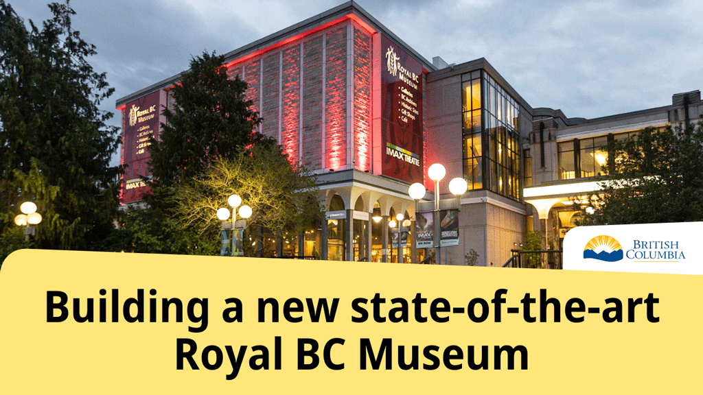 Province unveils plans for $789 million Royal BC Museum