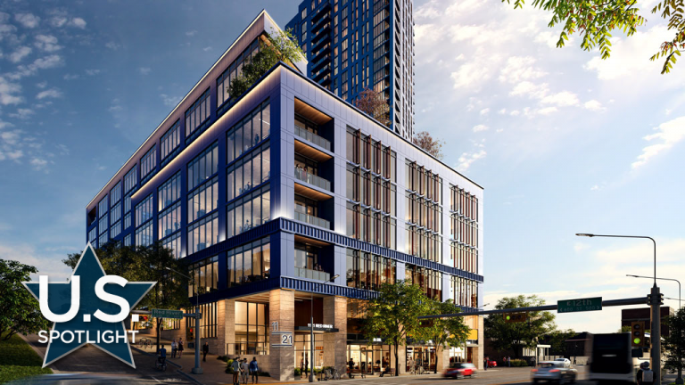 In partnership with Greystar Real Estate Partners, Ivanhoe Cambridge is building 1121 at Symphony Square in downtown Austin, Texas. The project includes 15,000 square metres of Class A office space and 500 square metres of restaurant and retail on the ground floor. Tenants will be able to link to The Waller residential tower next door.