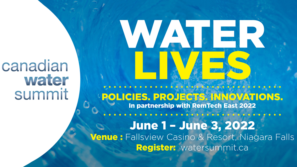 Canadian Water Summit kicks off June 1 in Niagara Falls