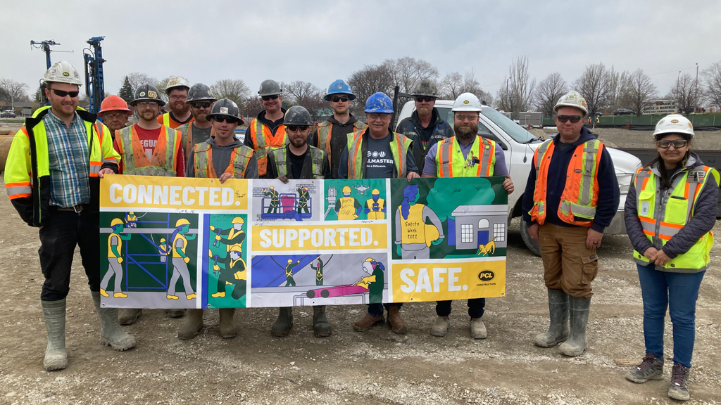PCL marks Safety Week 2022 on jobsites and at district office in Toronto
