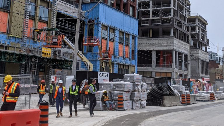 Cost professionals at the recent Land and Development Conference estimated that project costs in the GTA have gone up 15 per cent in the past year, putting a crimp on margins. Pictured, The Well project in downtown Toronto.
