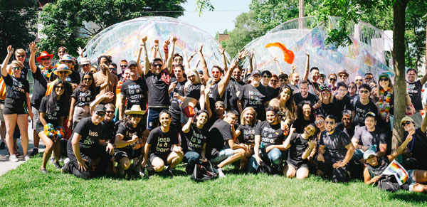 This is the first time since 2019 that the Toronto Society of Architects has participated in the Pride Parade in person in Toronto, with the last two events taking place virtually. Members will march holding silhouettes of LGBTQ buildings and spaces around the city.