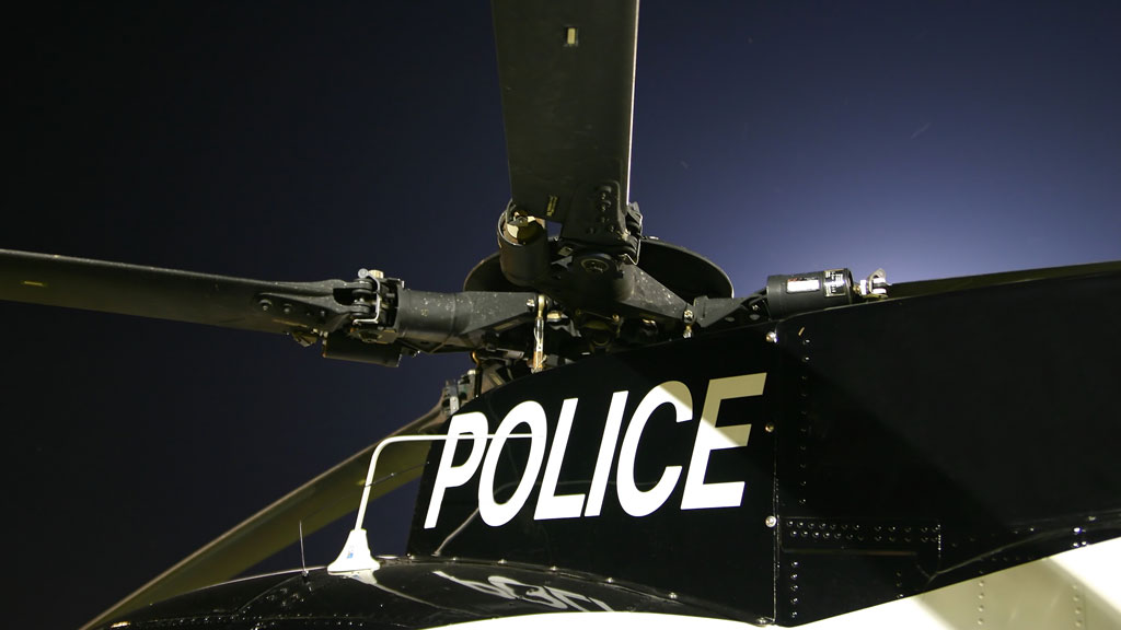 Helicopter helps locate suspect after Ajax construction site theft (Video)