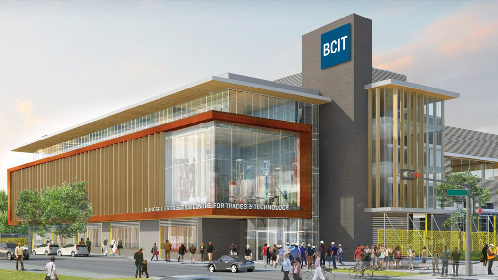 Concert Properties honoured with BCIT building name