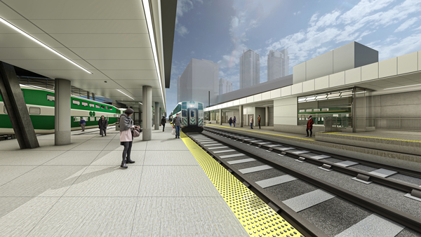 Two new wider GO Train platforms with canopies, which will increase safety and capacity to serve more customers, are also part of the project. 
