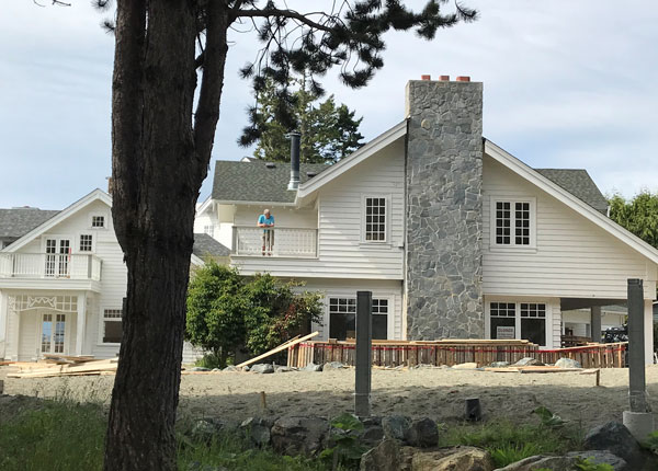 The Sooke Harbour House’s once bounteous food gardens have been eliminated.