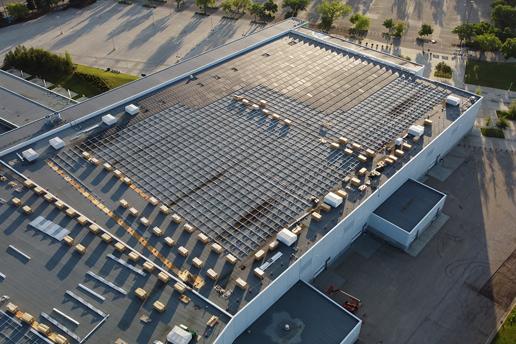 Edmonton Expo Centre boasts Canada’s largest rooftop solar array