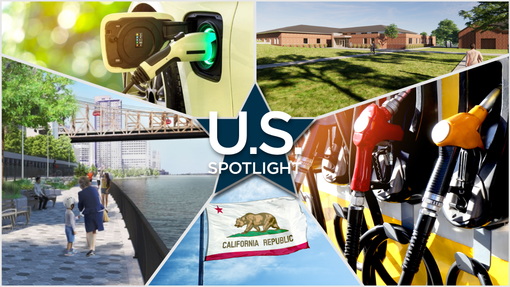U.S. Spotlight: California gas tax talks; NYC’s East Midtown Greenway project; a scaled back giant water tunnel