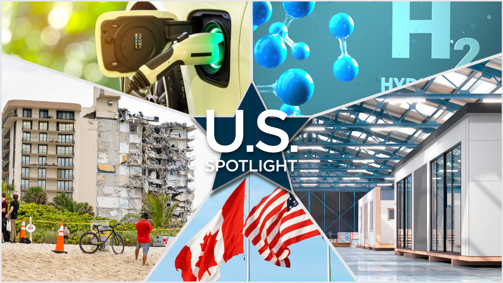 U.S. Spotlight – Canada fires back at U.S. lumber duties; lawyers awarded fees in condo collapse case; joint venture set up for EV batteries