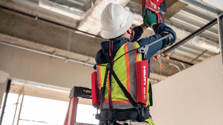 Hilti Canada has contributed 15 exoskeletons to Conestoga College in Kitchener, Ont. so more applied research can be conducted on the technology.