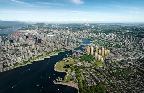 The L-shaped parcel of land which straddles both sides of the Burrard Bridge was once an ancient village forcibly taken away from the Squamish First Nation more than a century ago but subsequently returned by the courts in 2003.