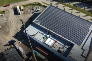 Solar power lights the way for Chandos on aquatic centre project
