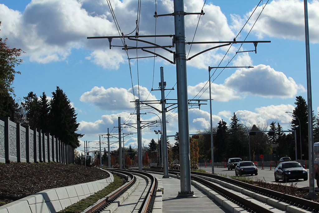 The Edmonton Valley LRT line Southeast is an extension of the existing Capital and Metro Lines. It runs 13 kilometres from downtown Edmonton to Mill Woods, with 11 street-level stops. Western Pacific Enterprises Ltd. (WPE) led the electrical construction for the LRT systems.