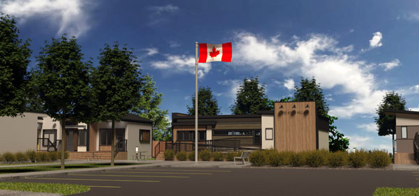 Edmonton Veterans’ Village received federal funding through the Affordable Housing Innovation Fund.