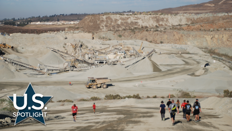 Pictured is a race series called the Quarry Crusher Run. Shown is the Chula Vista race, which took place in San Diego County, Calif. Vulcan Materials Company, a large producer of construction aggregates, hosts the event.