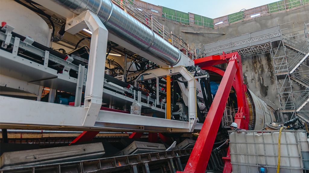 Second tunnel-boring machine ready to launch for Broadway subway