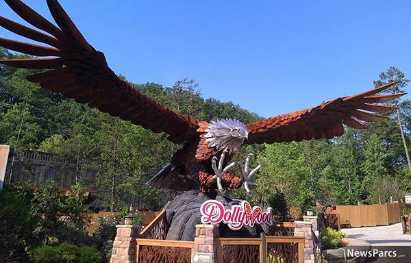 Kevin Stone made this metal eagle for Dolly Parton nearly a decade ago. The eagle was spotted by a man visiting Dollywood which prompted him to get in touch with Stone and to place an order for Drogon.