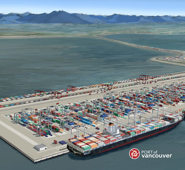 Construction of a new terminal at Robert Banks would help alleviate growing shipping demand at the Port of Vancouver, which is estimated to run out of space to meet trade demands with Asian countries by the end of the decade.