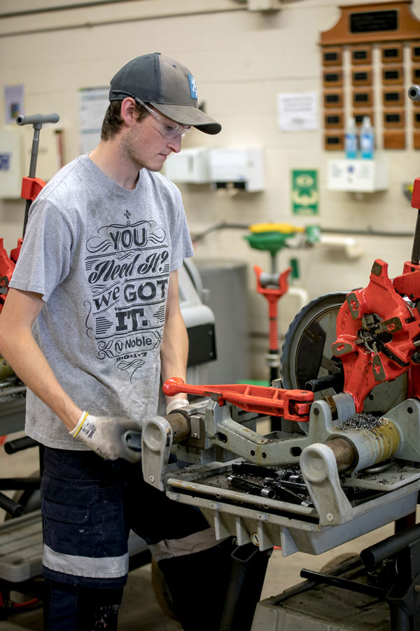 Health and safety is embedded throughout the student experience at Mohawk College, from their academic programming to industry and employer events. The college is currently developing an enhanced safety course for the Mechanical Techniques Welding Fabrication and the Plumbing programs.