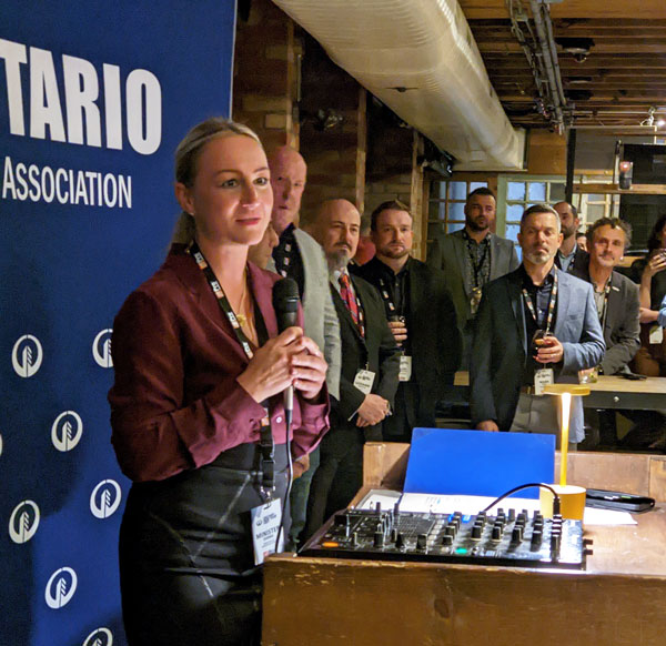 The Ontario General Contractors Association recently hosted its second annual Chair’s New Year Party networking event in Toronto attended by members and elected officials. Minister of Infrastructure Kinga Surma was in attendance and spoke about what the coming year holds for infrastructure in Ontario.