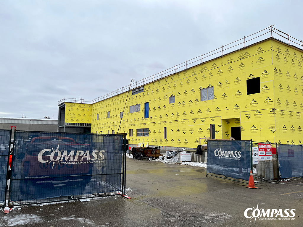 The new building is slated to be complete by September. It will house a refrigeration lab, gas and oil lab, AR/VR/XR simulation studio, heat plant, study spaces, remote studio and collaboration pods to trades training for those in plumbing, carpentry, electrical, millwright and welding.