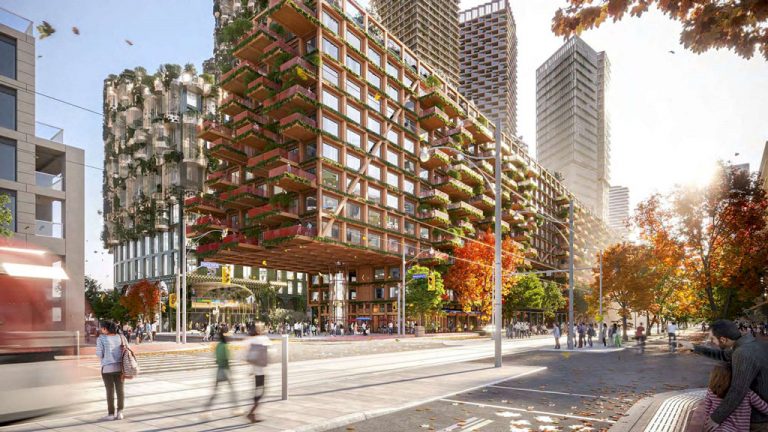 Quayside’s Timber House, being designed by Adjaye Associates, will feature a rooftop urban farm.