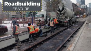 $14M streetcar track construction a carefully choreographed effort
