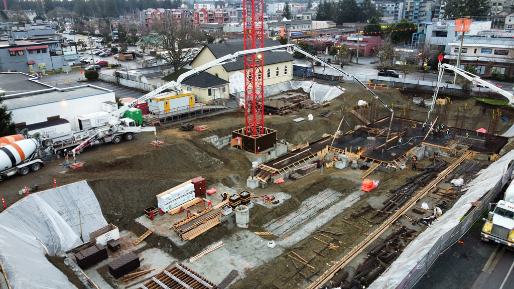 Family-owned business goes green on Langford pour with carbon-cured concrete
