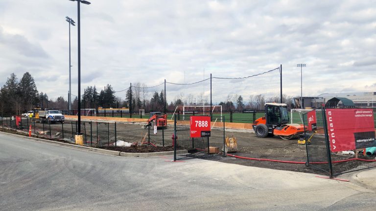 Construction on the foundation for the new Vancouver FC stadium in Langley, B.C. is well underway. Assembly of the modular stadium is expected to begin mid-march and be finished in time for the opening game on May 7.