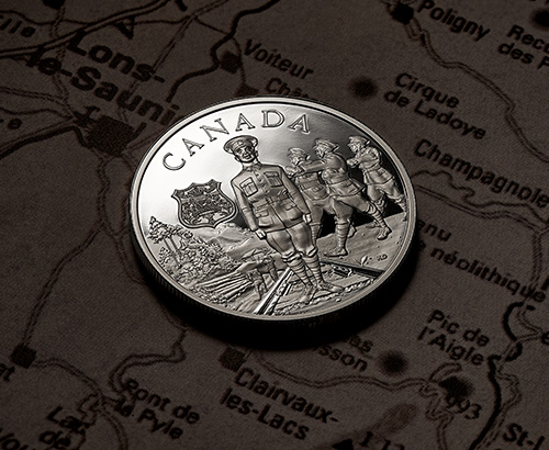 The Royal Canadian Mint has issued a coin commemorating the No. 2 鶹ýion Battalion.