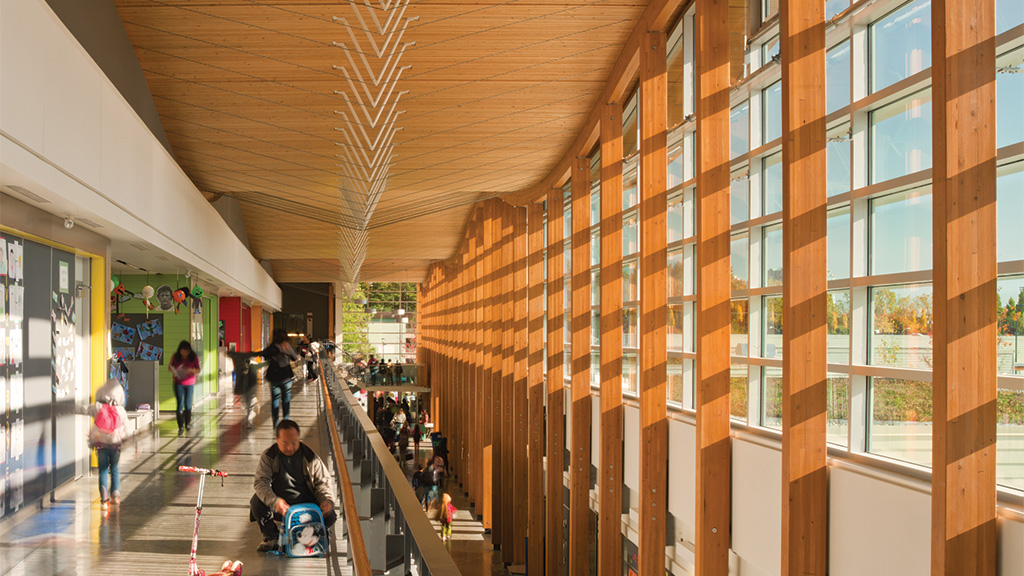 Building schools with wood cuts carbon, saves money and improves seismic performance, report finds
