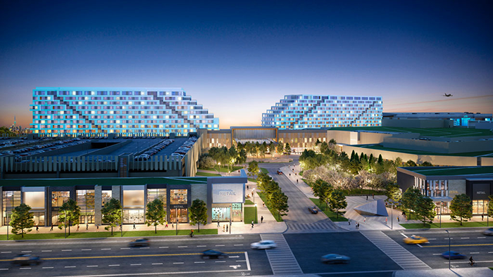 a rendering of the planned The Great Canadian Casino Resort in Toronto.