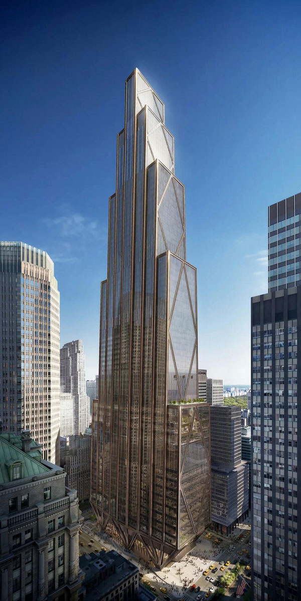 270 Park Avenue Will Be The All-Electric, 60-Storey Headquarters For Jp Morgan Chase.