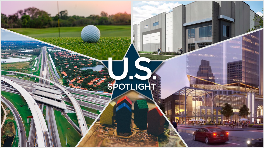 U.S. Spotlight: Austin powers forward with major developments; Tiger and Trout build new golf club; Detroit investor makes big moves