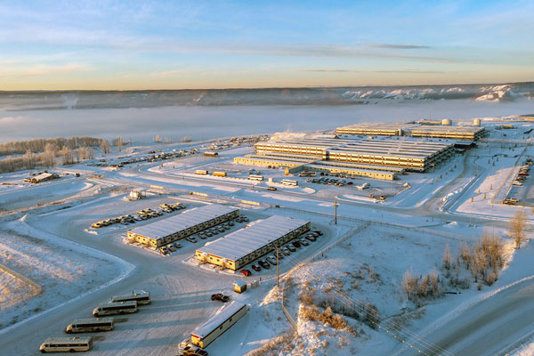 The worker accommodation camp on the north bank houses roughly 2,000 workers. 4,778 individuals worked at the Site C Dam during January, 2023.