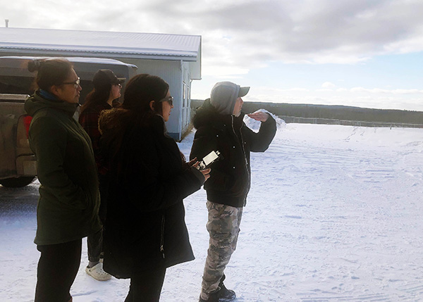 Graduates of the Sky Keepers program learned to fly a DJI M30T drone, a model used in the search and rescue industry with ground penetrating radar and 200x zoom capability.